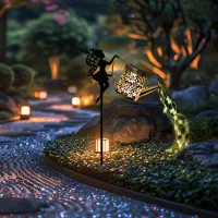 Solar Watering Can Fairy Lights thumbnail 5