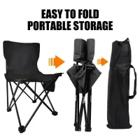 Portable Folding Camping Chair with Bag thumbnail 1