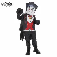 Black Monster Fighter Vampire Costume for Kids thumbnail 3