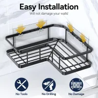 3-Pack Corner Shower Caddy thumbnail 6