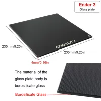 Creality Ender 3 Glass Bed Upgrade Plate thumbnail 3