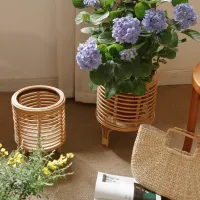 Rattan Plant Stand Shelf thumbnail 5