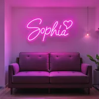 Custom LED Neon Name Sign thumbnail 1