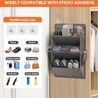 3-Layer Door-Mounted Shoe Rack thumbnail 5