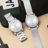 Gold Ultra Thin Men's Quartz Watch thumbnail 5