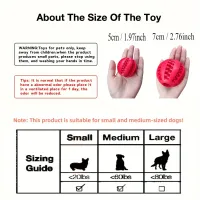 Nontoxic Dog Toy Ball with Treat Feeder thumbnail 2