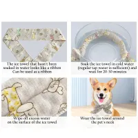 Cartoon Pet Cooling Scarf thumbnail 4