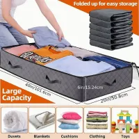 Under Bed Quilt Storage Organizer Bag thumbnail 2