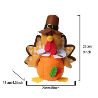 Thanksgiving Plush Turkey Figurine thumbnail 4