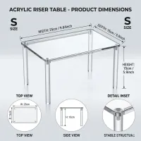 Clear Acrylic Cabinet Organizer thumbnail 4