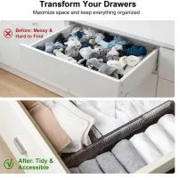 Adjustable Drawer Dividers & Expandable Organizer thumbnail 3