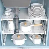 Adjustable Cabinet Organizer Shelves thumbnail 3