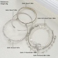 Elegant Rhinestone Bracelet Set for Women thumbnail 6