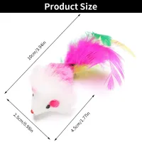 10pc Cat Mouse Rattle Toy Set thumbnail 6