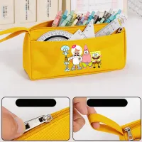 SpongeBob SquarePants Girl Boy Pencil Case Pen Bag Large Capacity Organizer Pouch Student Back To School Supplie Stationery Gift thumbnail 5