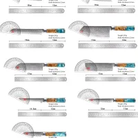 Japanese 67-Layer Damascus Knife Set thumbnail 2