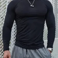 Men's Compressed Quick-Dry Gym T-Shirt thumbnail 5