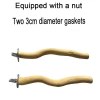 Natural Parrot Wood Fork Branch Perch Swing thumbnail 2