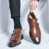 Italian Leather Oxford Dress Shoes thumbnail 6