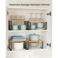 4-Pack Cabinet Organizer Shelves thumbnail 1