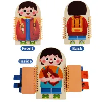Wooden Busy Board for Toddlers thumbnail 2