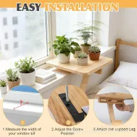 Solid Wood Window Sill Extender thumbnail 4