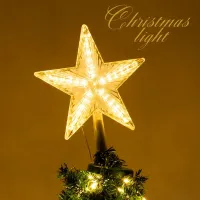 LED Christmas Tree Star Light Topper thumbnail 6