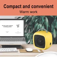 Small Fan Heater 2-Gear Office Heater thumbnail 4