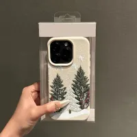 Christmas Tree Lychee Texture iPhone Case thumbnail 5