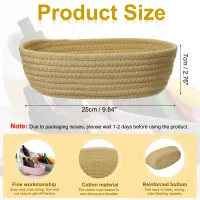 Cotton Rope Woven Storage Basket thumbnail 4