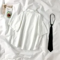 White JK Style Preppy Blouse Shirt thumbnail 3