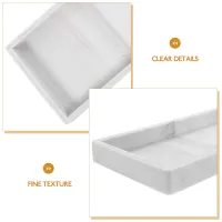 Silicone Vanity Bathroom Organizer Tray thumbnail 3