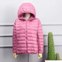 Women's White Duck Down Puffer Jacket thumbnail 5