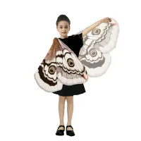 Girls Moth Butterfly Wings Cape Costume thumbnail 2