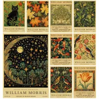 Vintage William Morris Kraft Paper Poster thumbnail 1