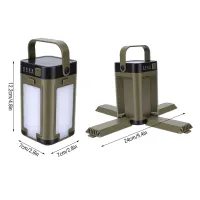Solar LED Camping Lantern with Power Bank thumbnail 6