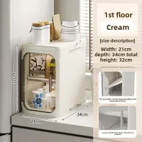 Foldable Corner Cabinet with Wheels thumbnail 4