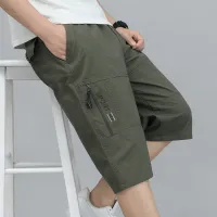 Men's Cargo Shorts with Zipper Pockets thumbnail 1