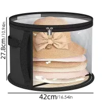 PVC Hat Storage Organizer with Zipper thumbnail 6