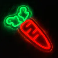 Carrot LED Neon Wall Sign thumbnail 5