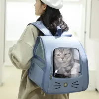 Cat Carrier Backpack Travel Bag thumbnail 2