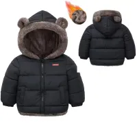 Kids Winter Padded Hooded Jacket thumbnail 1