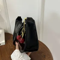 Cherry Pendant PU Leather Shoulder Bag thumbnail 6