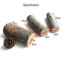 Natural Apple Wood Hamster Toy thumbnail 5