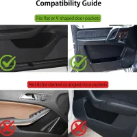PU Leather Car Door Cup Holder Organizer thumbnail 3