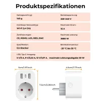 Smart WiFi Plug with USB & Power Monitor thumbnail 3