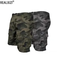 Men's Camo Cargo Shorts - Loose Fit thumbnail 1
