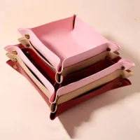 PU Leather Foldable Storage Tray thumbnail 1