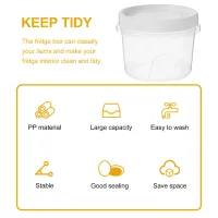 Clear Stackable Fridge Storage Bins (2-Pack) thumbnail 4