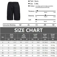 Men's Camo Cargo Shorts - Loose Fit thumbnail 6
